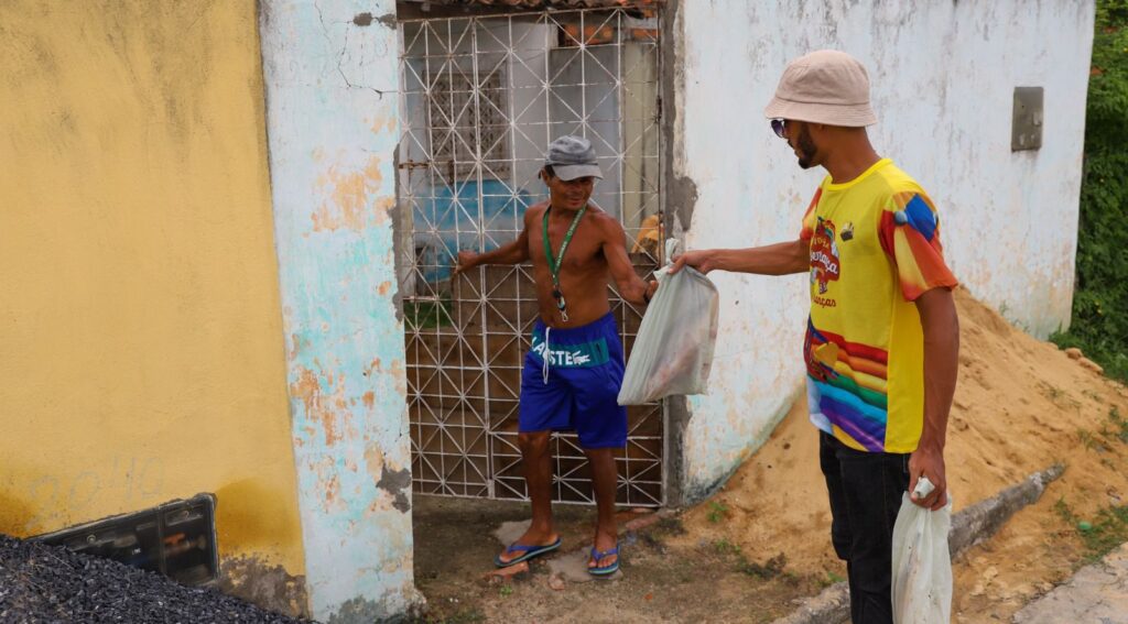 Entrega de peixes