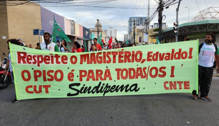 professores em greve