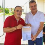 Prefeito de Simão Dias autoriza construção de praça no Povoado Coração de Maria