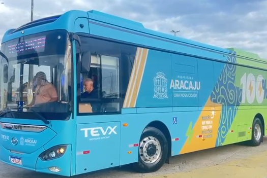 Ônibus elétrico em Aracaju