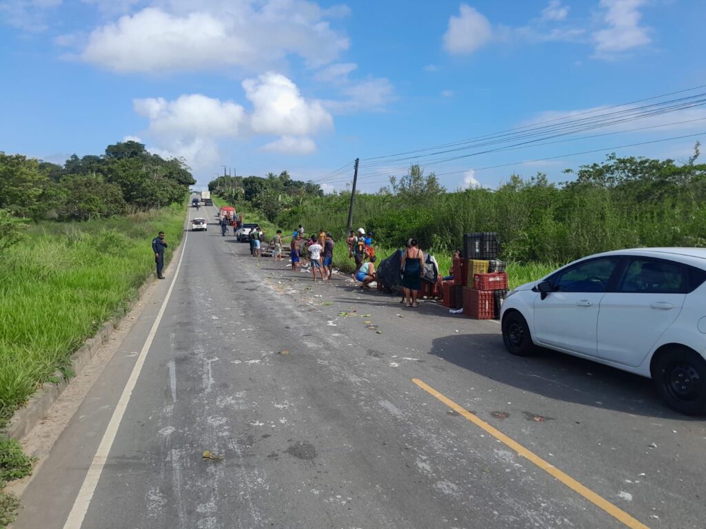 Acidente na SE-245 em Laranjeiras