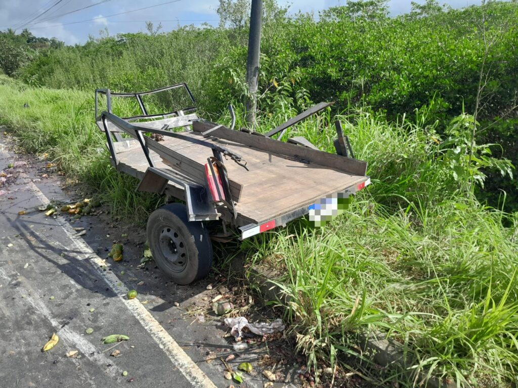 Acidente na SE-245 em Laranjeiras