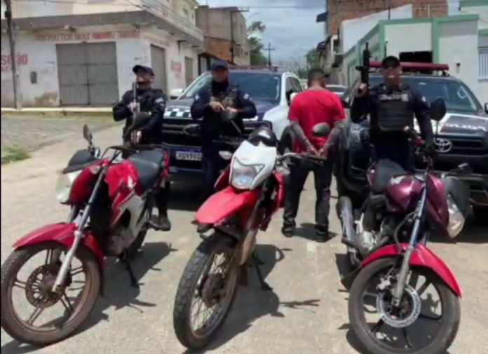 motocicletas furtadas Lagarto