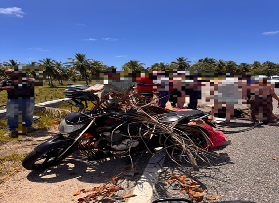 acidente motocicleta itaporanga d'ajuda SE-100