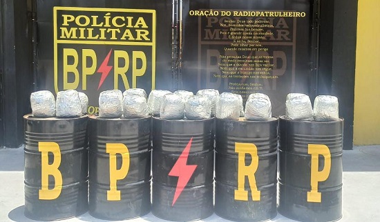 prisão com 20 kg de maconha em Aracaju