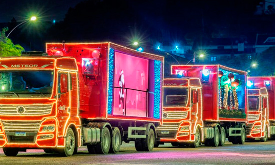 Caravana de Natal da Coca-Cola em Aracaju