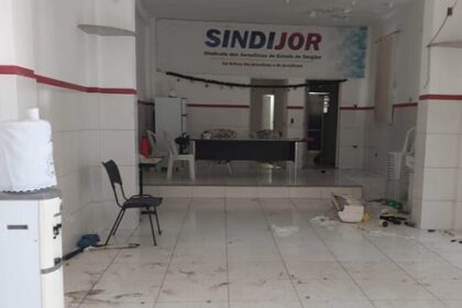 arrombamento sede Sindijor Aracaju