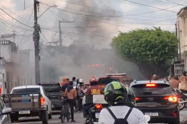 incêndio em veículo em Aracaju