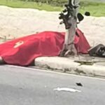 Acidente com vítima fatal registrado na Avenida Heráclito Rolemberg, na Farolândia, em Aracaju.