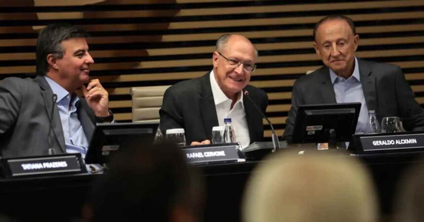 Geraldo Alckmin durante evento na Fiesp