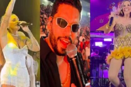 Maysa Reis, Devinho Novaes e Márcia Freire se apresentam no Carnaval em Aracaju