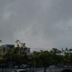 Chuva em Aracaju hoje durante alerta do Inmet com risco de ventos fortes