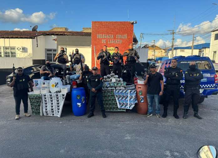 Confronto policial em Lagarto termina com apreensão de drogas e morte de suspeito