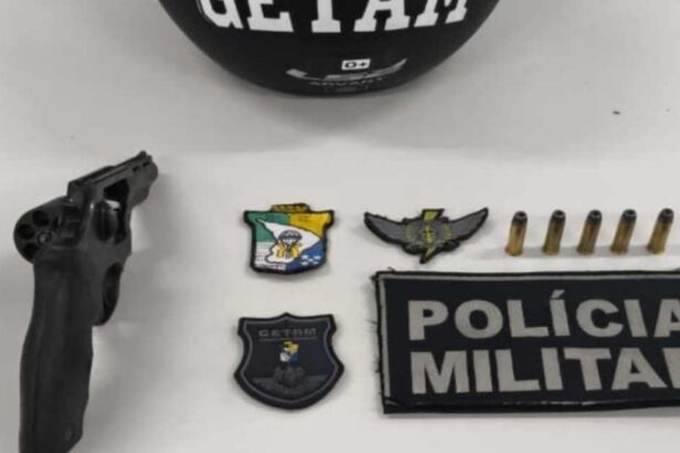 Polícia Militar apreende arma de fogo no Centro de Aracaju durante abordagem