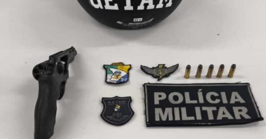 Polícia Militar apreende arma de fogo no Centro de Aracaju durante abordagem