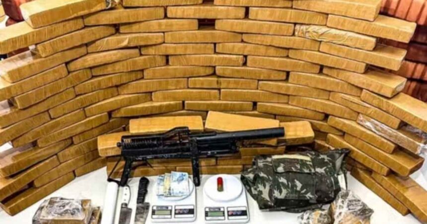 Drogas e arma apreendidas durante ação policial em Nossa Senhora do Socorro