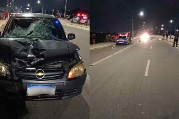 Avenida Governador Marcelo Déda, na Zona Norte de Aracaju, onde ocorreu atropelamento