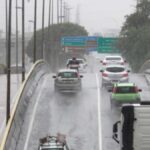 Nuvens carregadas sobre Aracaju indicando previsão de chuvas intensas em Sergipe.