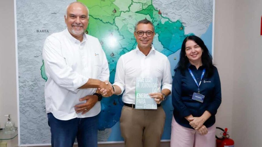 Governador Fábio Mitidieri e diretores da Energisa discutem investimento de R$ 427 milhões em infraestrutura em Sergipe.