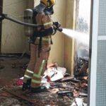 Incêndio em residência no bairro Santos Dumont, em Aracaju
