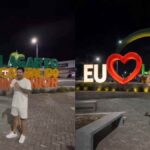 Influenciador Anderson do perfil 196 Sonhos em visita turística ao município de Lagarto, Sergipe.