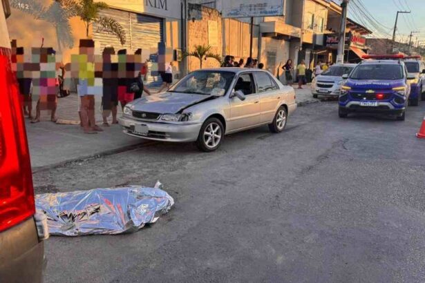 local de acidente na rodovia SE-065 em São Cristóvão.