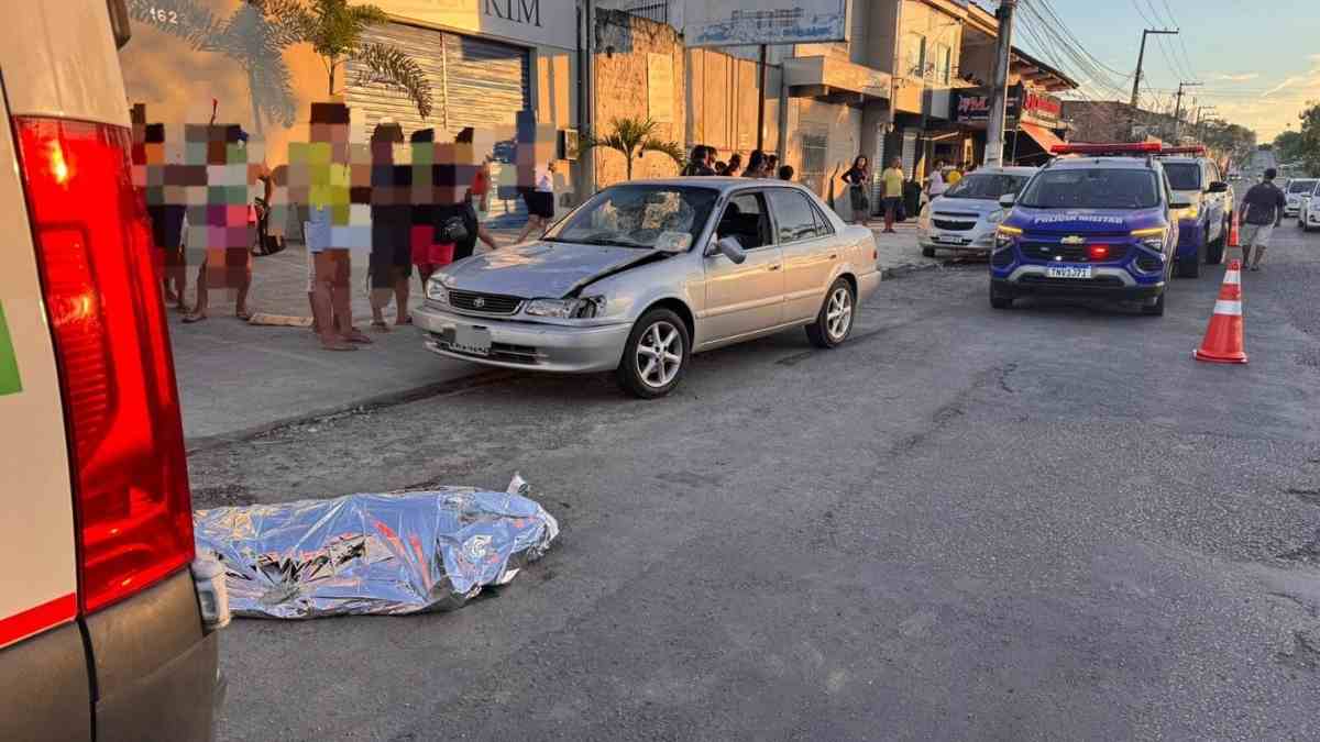 local de acidente na rodovia SE-065 em São Cristóvão.