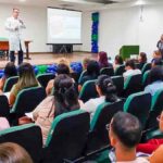 Novos servidores da saúde durante encontro de integração no Huse em Aracaju