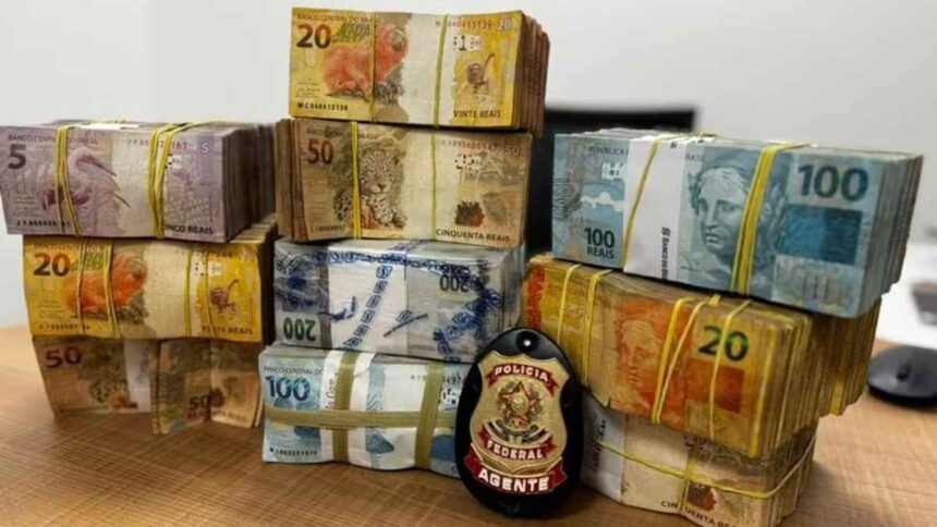 PF apreende R$ 500 mil em Aracaju