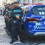 Policiais militares da PMSE durante solenidade de criação do 14º Batalhão em Aracaju.