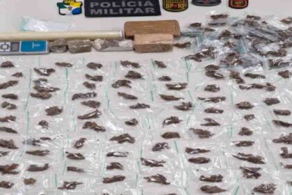 Militares do BPRp apreendem mais de 170 papelotes de maconha no Bairro Lamarão, Aracaju