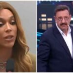 Montagem com fotos do apresentador Ratinho e da deputada Erika Hilton.