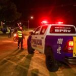 Equipe do BPRv realizando fiscalização