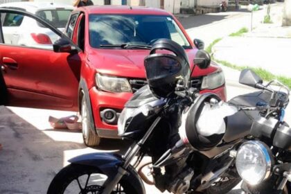 área de crime no bairro Cidade Nova em Aracaju.