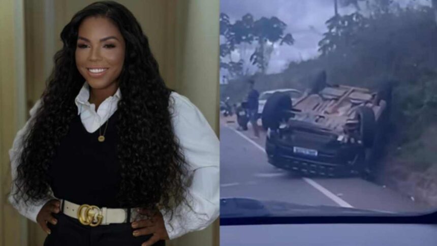 Influenciadora Merianne Silva, a Diva do Cras, que sofreu acidente de carro em São Cristóvão.