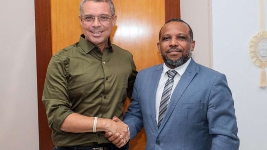 O advogado Kleidson Nascimento e Fábio Mitidieri