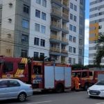 Viatura do Corpo de Bombeiros Militar de Sergipe atendendo ocorrência em Aracaju.
