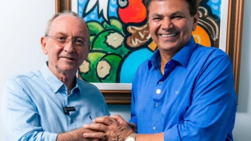 Foto de Dr Valberto com Valmir de Francisquinho