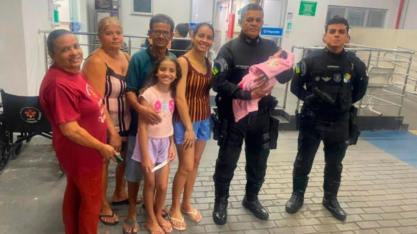 Viatura do GETAM da Polícia Militar de Sergipe em atendimento emergencial em Aracaju.