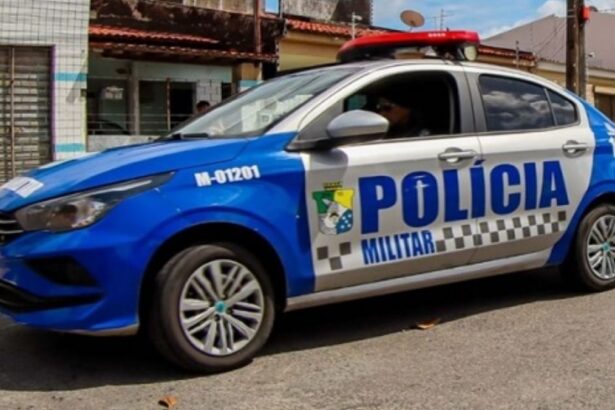 Viatura do 13º Batalhão da Polícia Militar de Sergipe em patrulhamento de rotina.