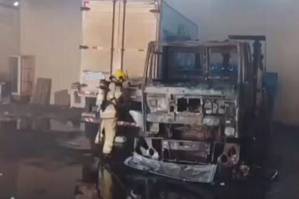 incêndio no bairro Pereira Lobo.