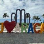 Projeto do novo letreiro turístico Eu Amo Aracaju na Orla da Atalaia.