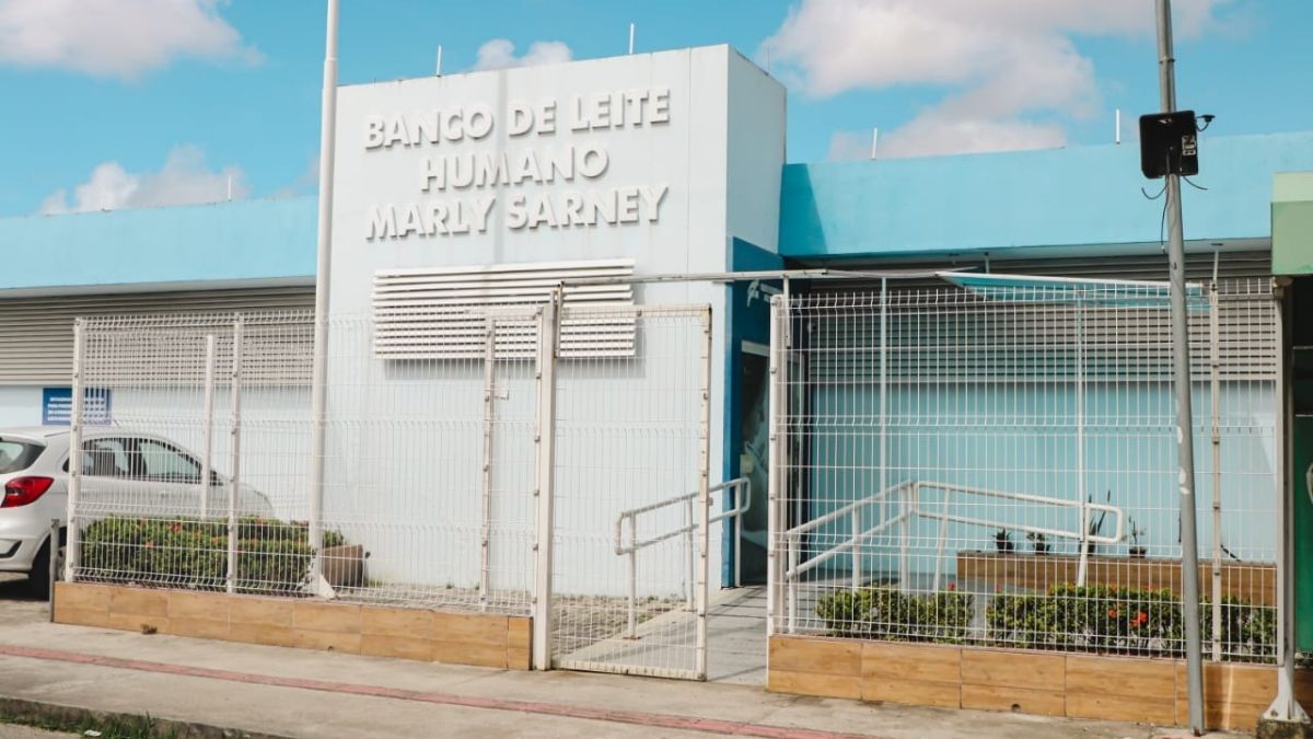 Fachada ou recepção do Banco de Leite Humano Marly Sarney em Aracaju.