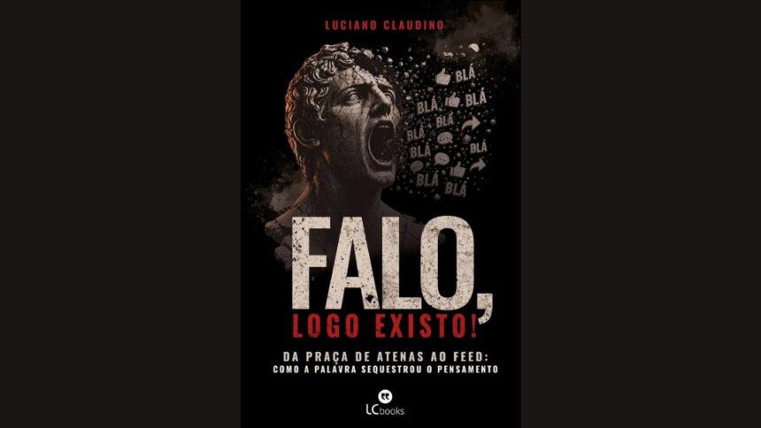 Capa do livro Falo, Logo Existo! de autoria do estrategista Luciano Claudino.