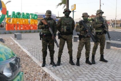 Policiais militares do BPATI e viaturas táticas em pronto emprego para o interior sergipano.