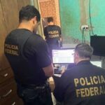 Polícia Federal em cumprimento de mandado judicial em Sergipe.