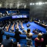 Plenário do Senado Nacional durante votação da PEC do fim da escala 6x1.