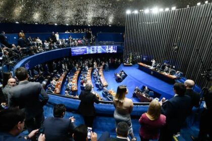 Plenário do Senado Nacional durante votação da PEC do fim da escala 6x1.